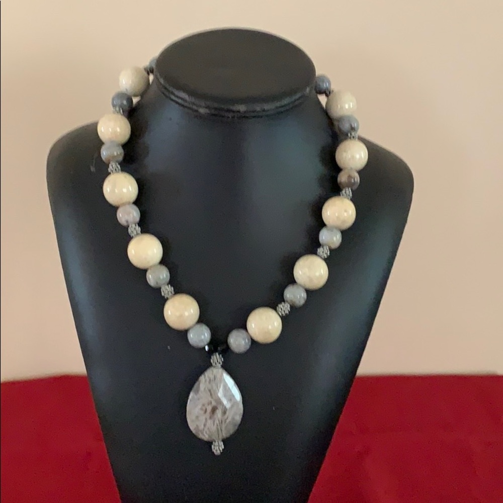 Women’s stone necklace